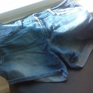 Light wash blue shorts